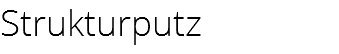 Strukturputz